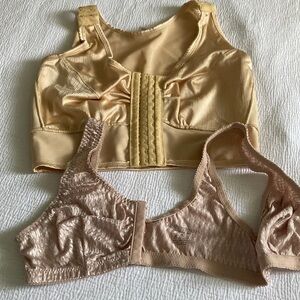 Gold and Tan Sports Bras